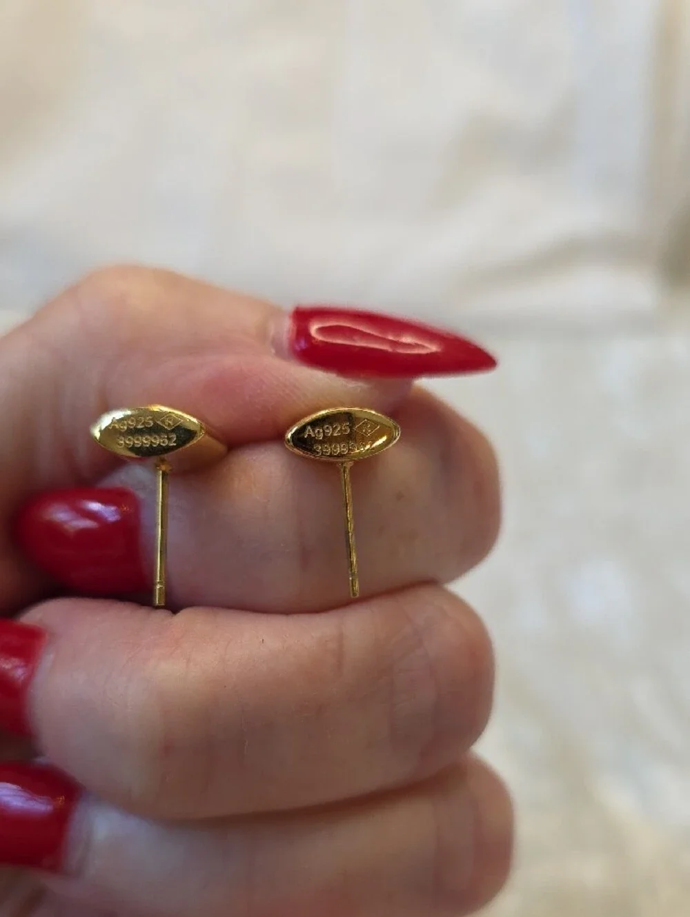 Lot Of Gold-Tone Earrings*